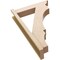 Ekena Millwork 5 1/2-in W x 22-in D x 34-in H Balboa Trad Rough Cedar Woodgrain TimberThane Outlooker, Primed Tan OUTUR055X22X34BOA04RCPR - alternate 2